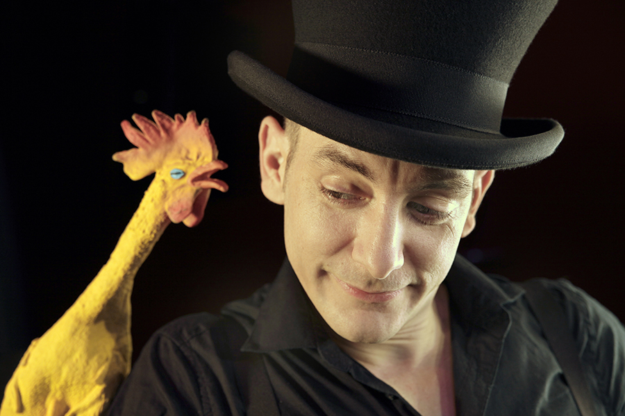 Chriss mit Huhn Hannelore